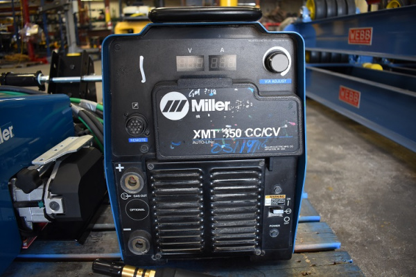 Miller XMT 350 w Dual Feeder